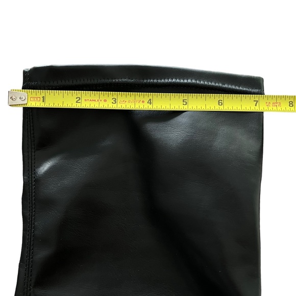 Paul Green Over the Knee Black Leather Boots Women’s Size 10.5 - Picture 13 of 16